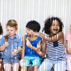 What’s your relationship with food? These kids are all having a different time just with ice cream. Q4fit.com